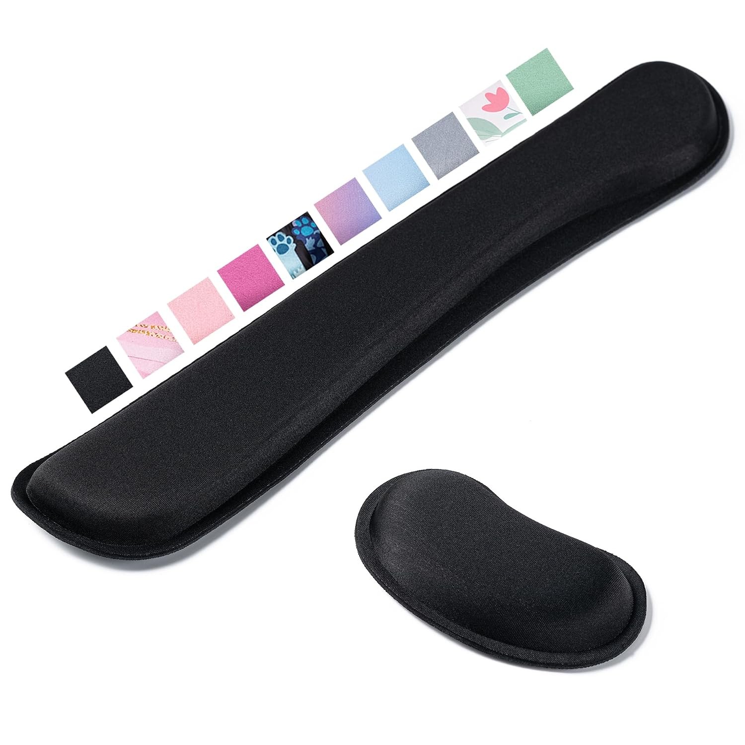 Ergonomic Keyboard Wrist Rest, Black Keyboard Wrist Support, Wrist Rest for