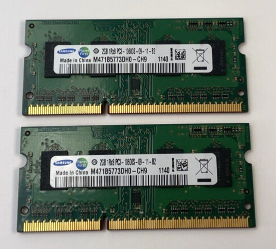 Samsung * Planet First * 2GB 1Rx8 PC3-10600S-09-11-B2  Memory Ram (2)