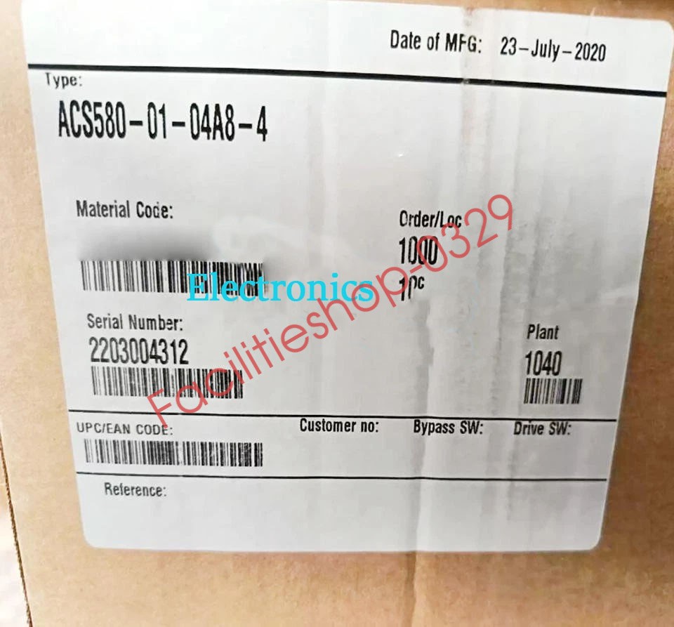 1PCS ACS580-01-04A8-4 inverter ACS580-01-04A8-4 ACS580-01-04A8-4 DHL/FedEx