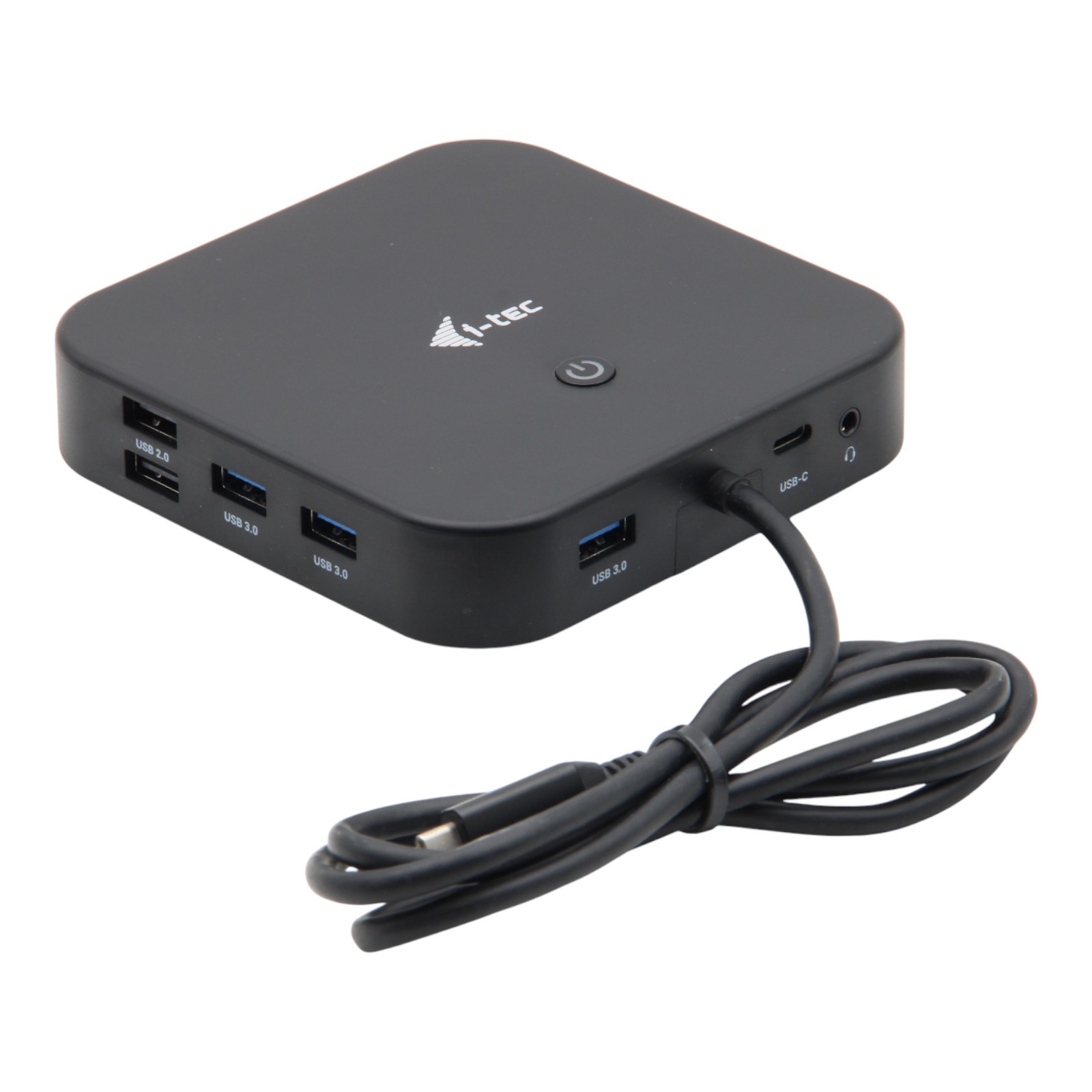 i-Tec USB-C 100W HDMI DP Thunderbolt USB 3.0 RJ-45 Docking Station with Power Adapter