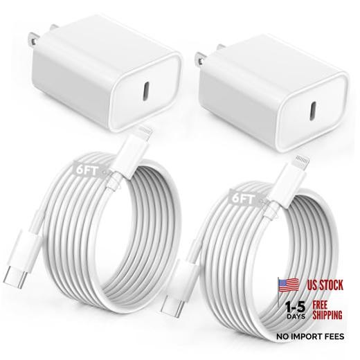 iPhone Charger Fast Charging,iPhone Fast Charger 2Pack Type C 2 Pack 6FT C-L