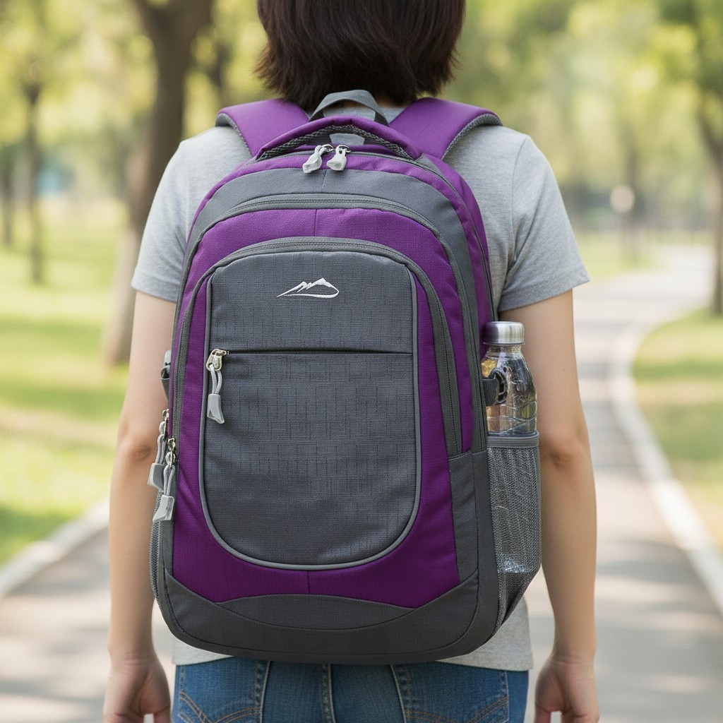 Ergonomic Laptop Backpack - Lightweight & Tear-Resistant for School & Hiking