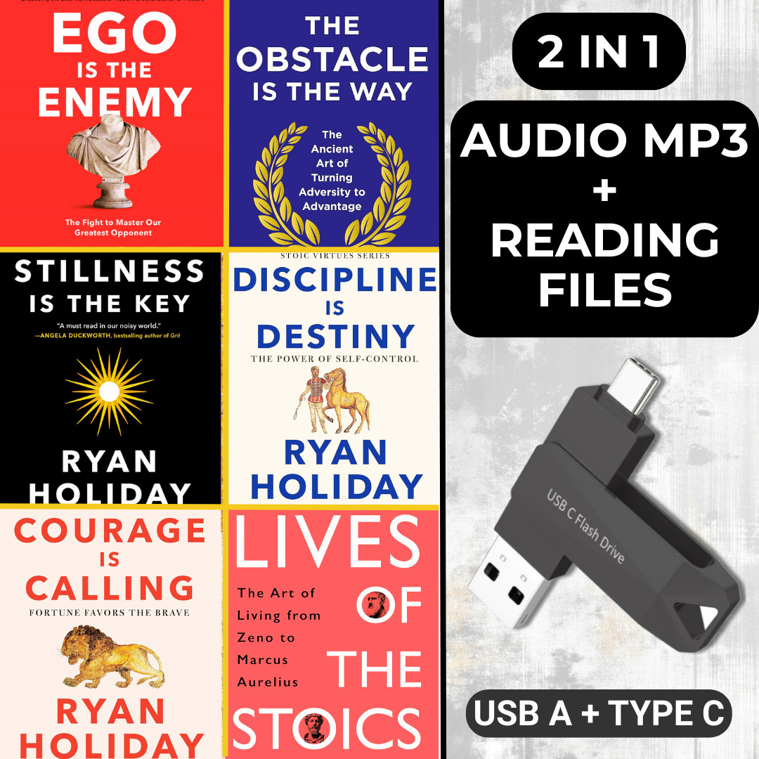 Ryan Holiday Collection Audiobook + PDF: Ego Is The Enemy, Stillness Is The Key