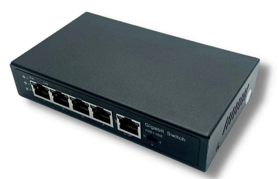 4 Port Gigabit PoE Texas Extender with IEEE 802.3bt Uplink Power GBT-4-60W C-8