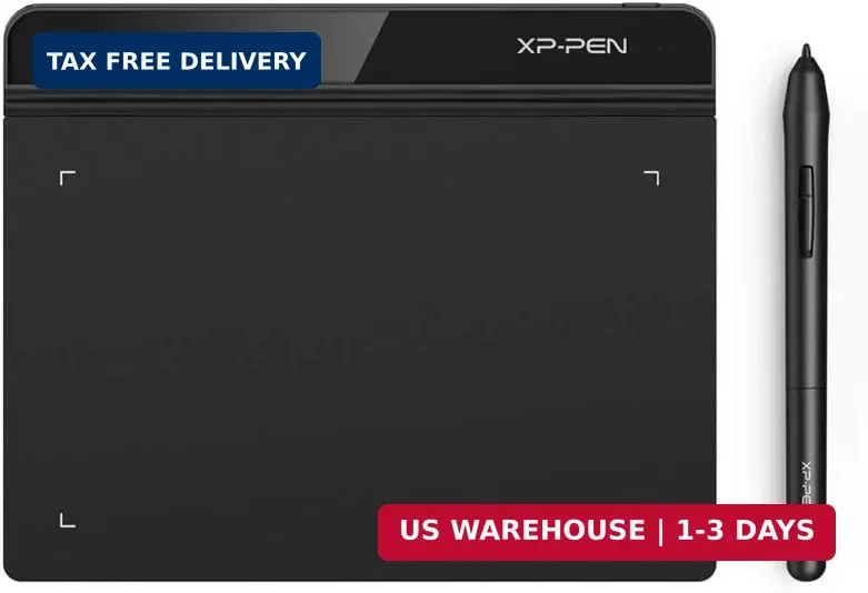 Drawing Tablet XPPen StarG640 Digital Graphic Tablet 6x4 Inch Art Tablet with Ba
