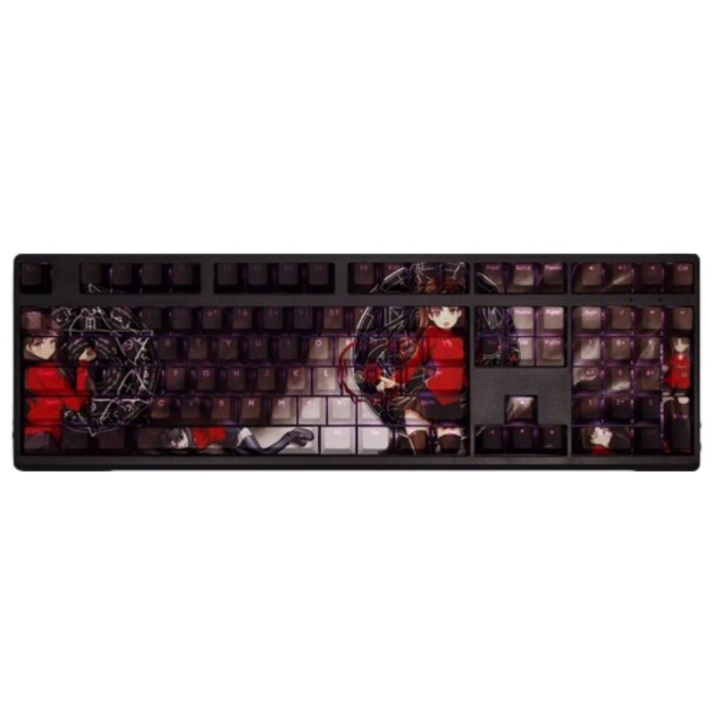 Fate/stay Night Theme Mechanical RGB 108Keys Keycaps Tohsaka Rin Gift
