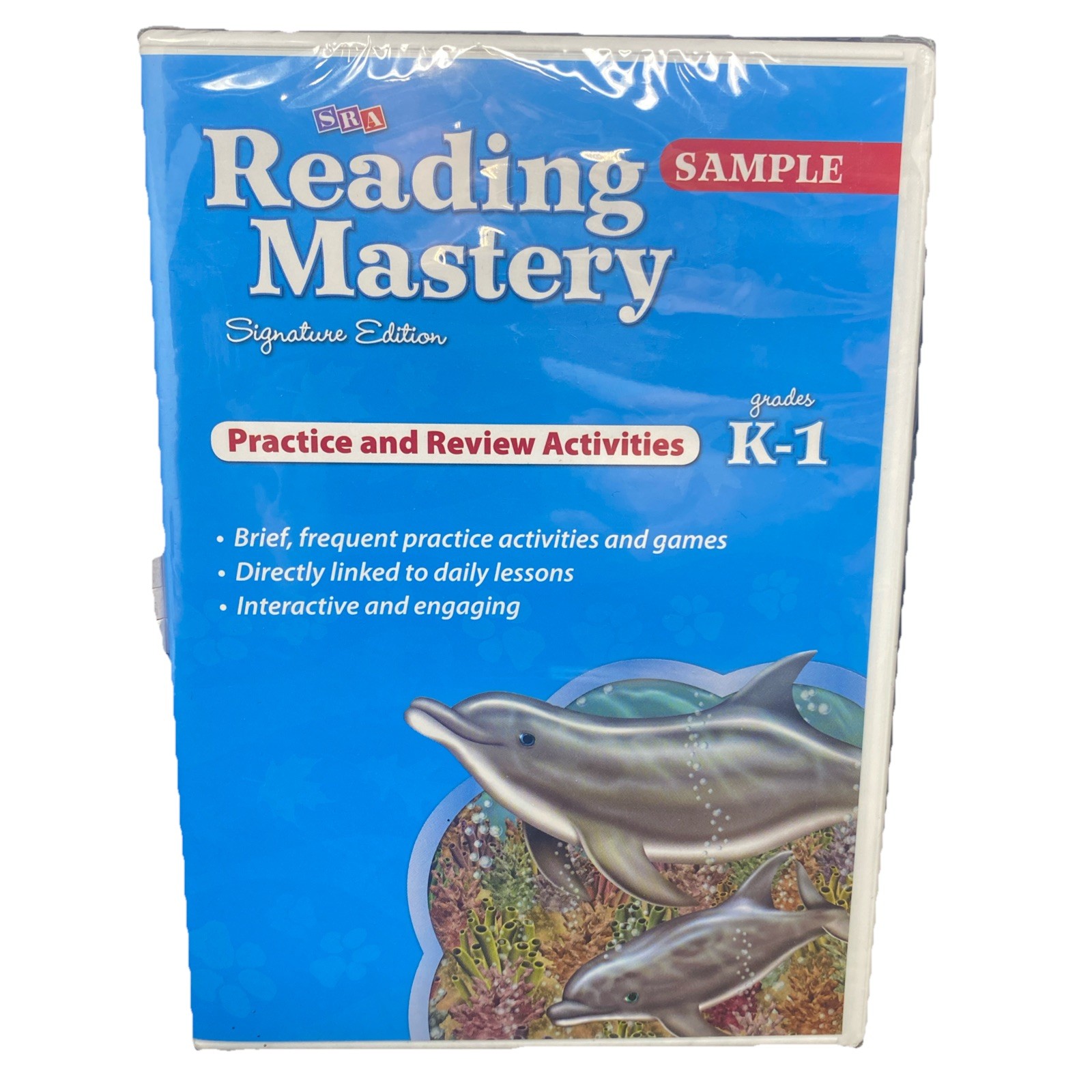 New SRA Reading Mastery Sample Signature Edition Grades K-1 CD ROM 