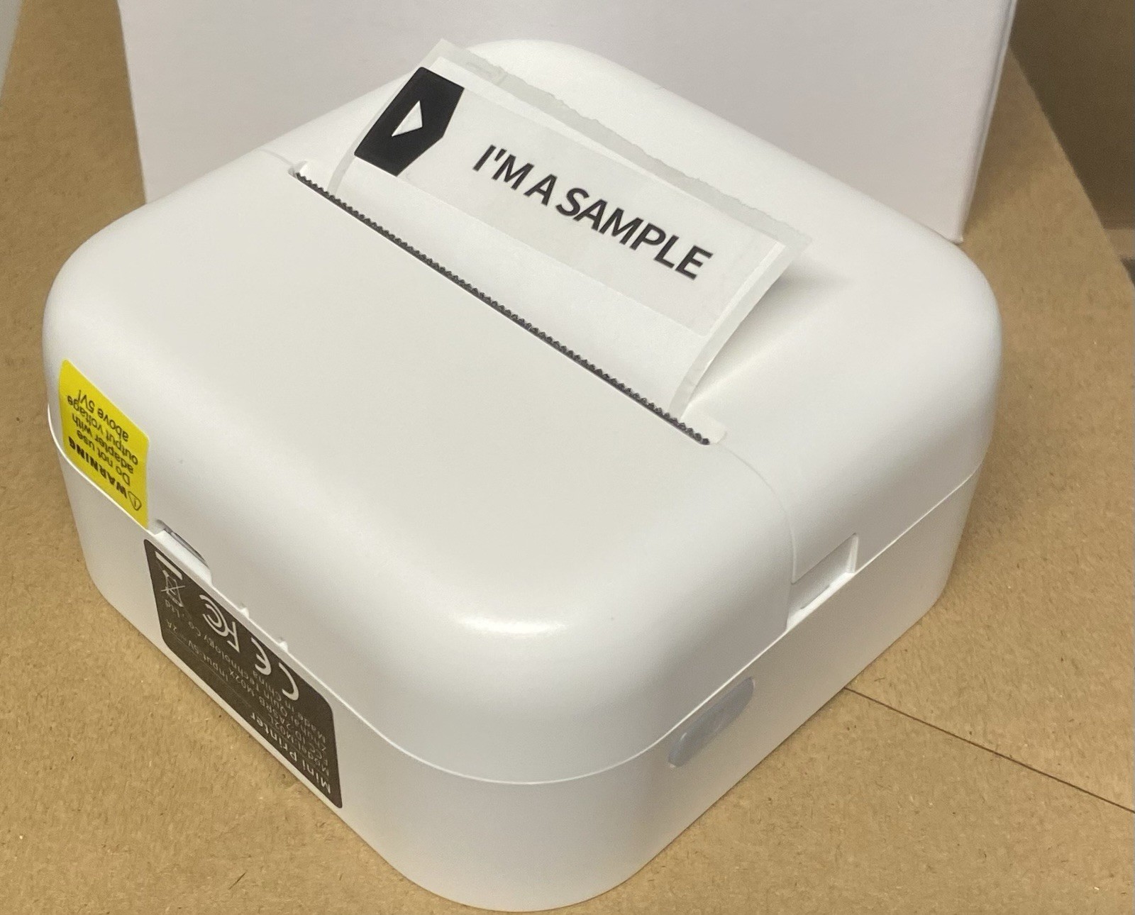 Mini Thermal Printer M02L White Wireless BT