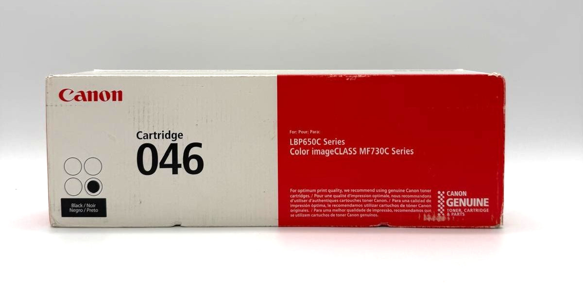Genuine Canon 046 Black Toner Cartridge 1250C001 OEM NEW Sealed