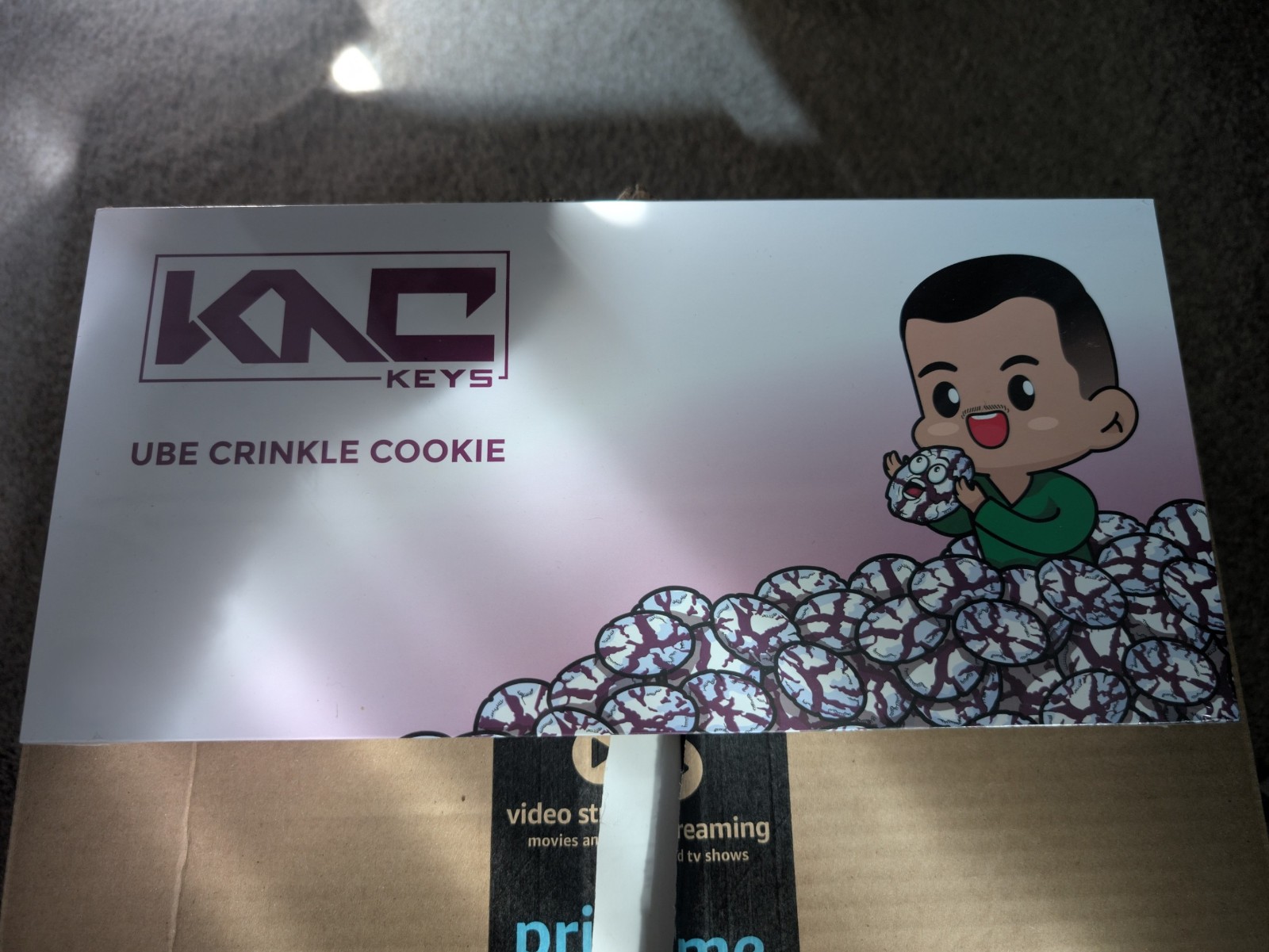 KNC Kaps Ube Crinkle Cookie PBT Dye-Sub Keycaps