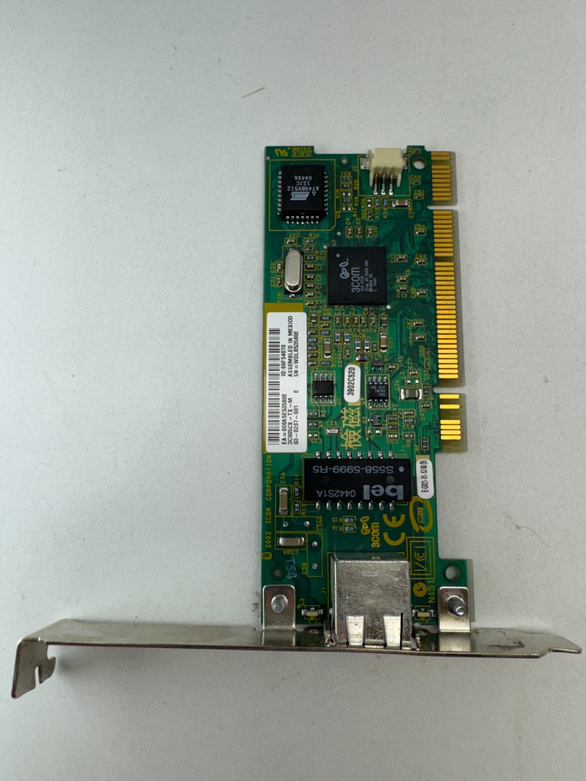 Vintage 3Com 3C905C-TX-M PCI Ethernet Network Card RJ-45 10/100