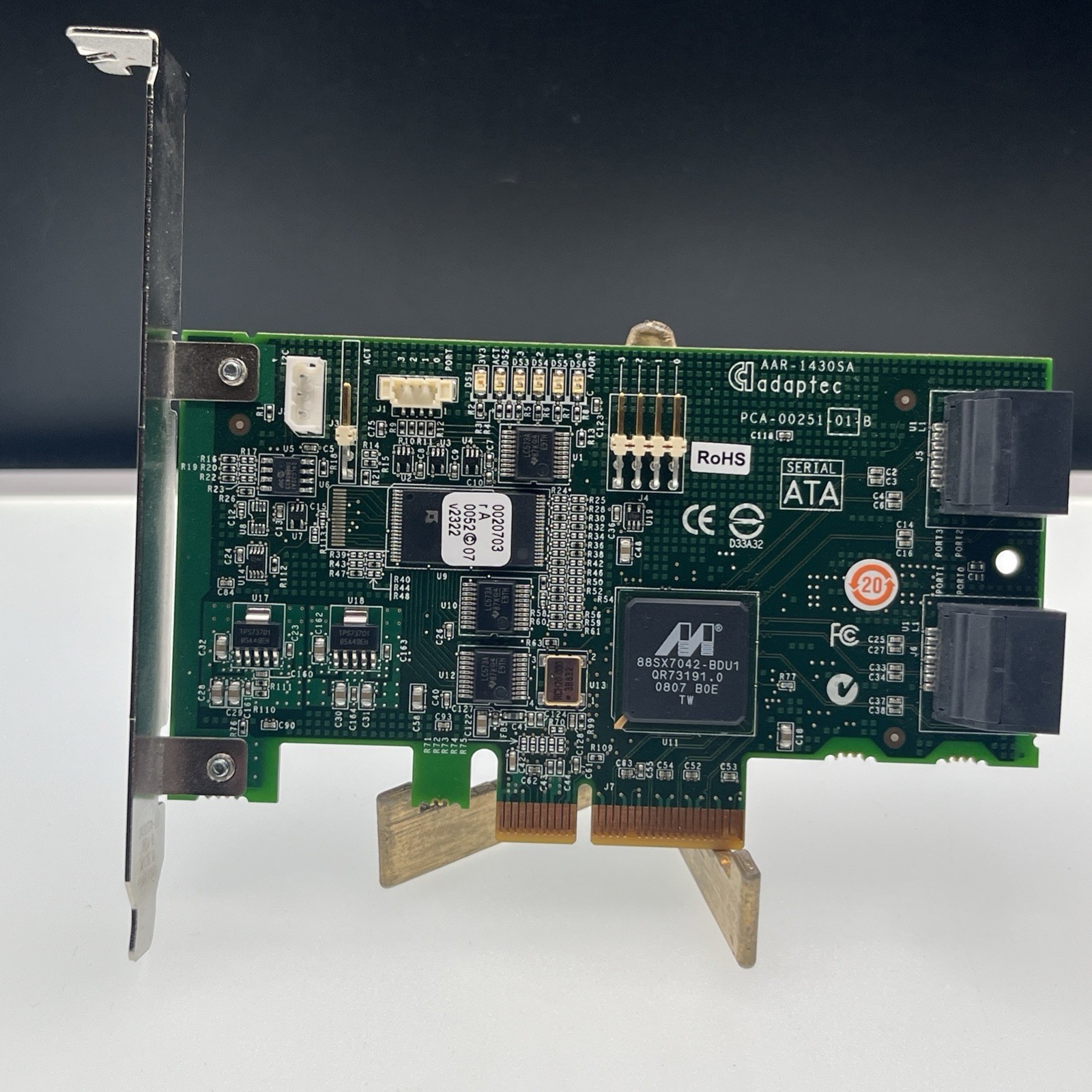 Adaptec AAR-1430SA 4-Port SATA RAID Controller Adapter Card PCI-e