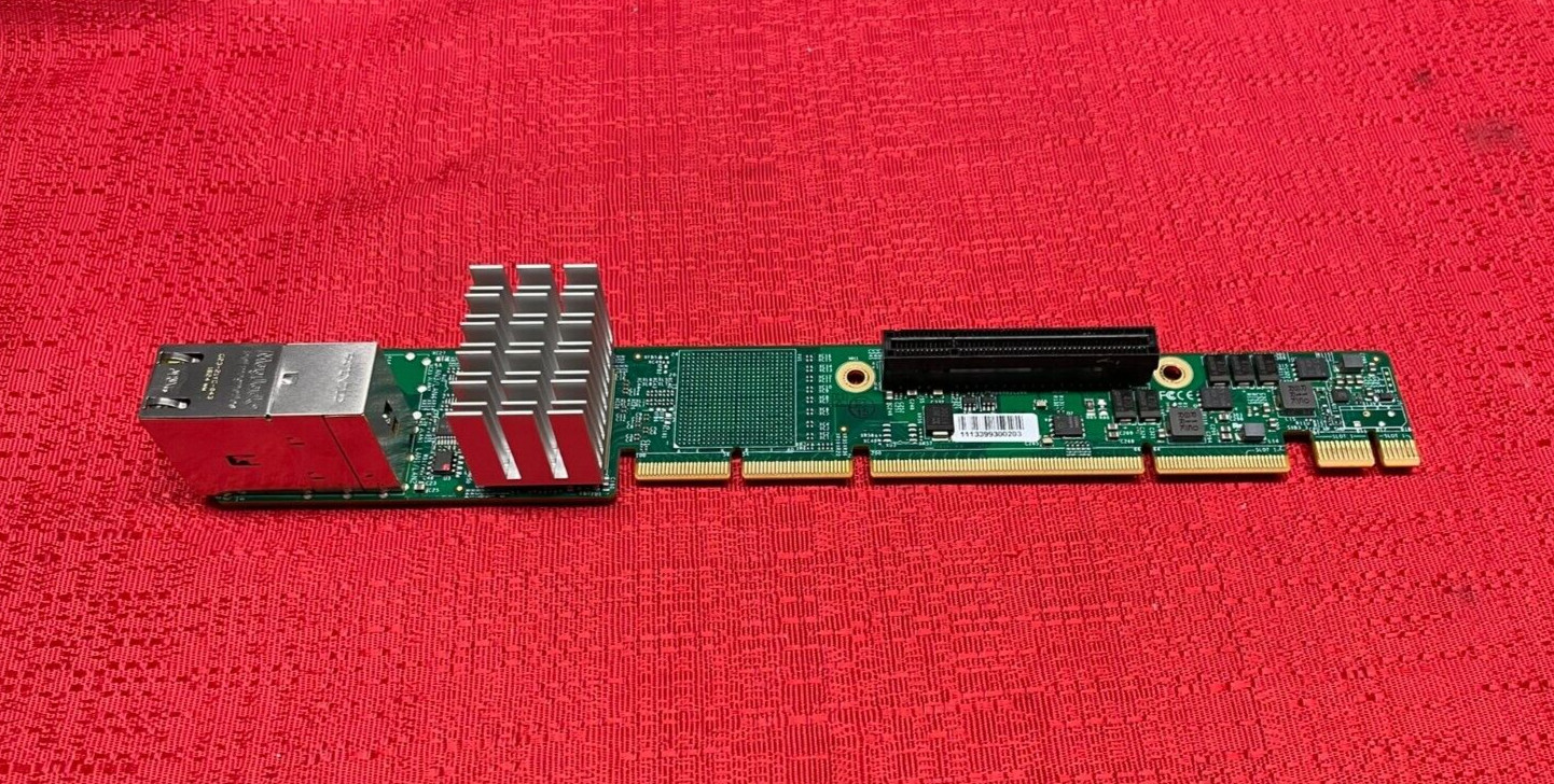 Supermicro 1U Ultra Riser Card Dual Port 10GBase-T AOC-UR-i2XT-Ni22