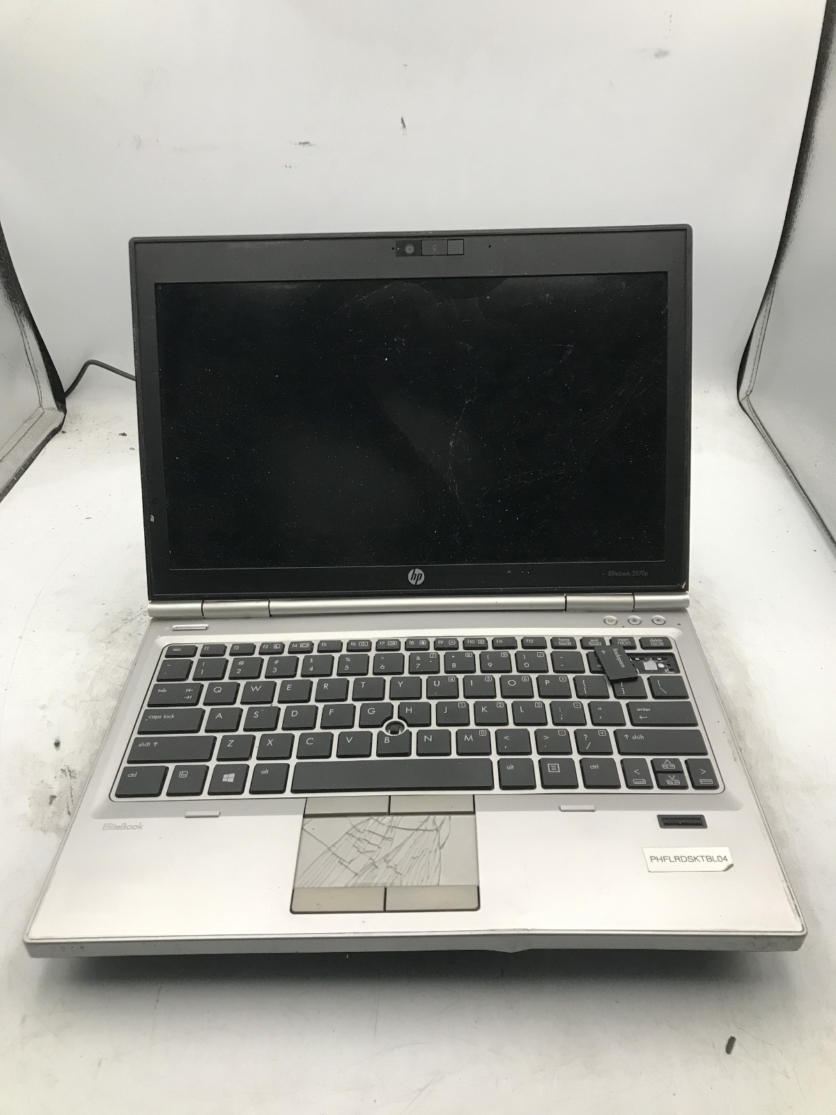 HP ELITEBOOK 2570P - FOR PARTS/DAMAGED - INTEL I5 3RD GEN - NO RAM -READ DESC-BB