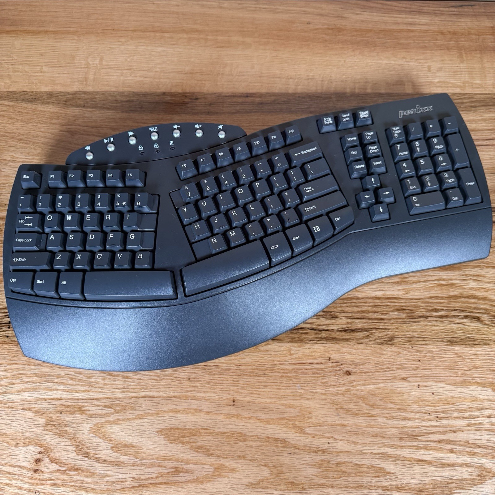 Perixx Periboard-612 Wireless Ergonomic Split Keyboard with Dual Mode 2.4G