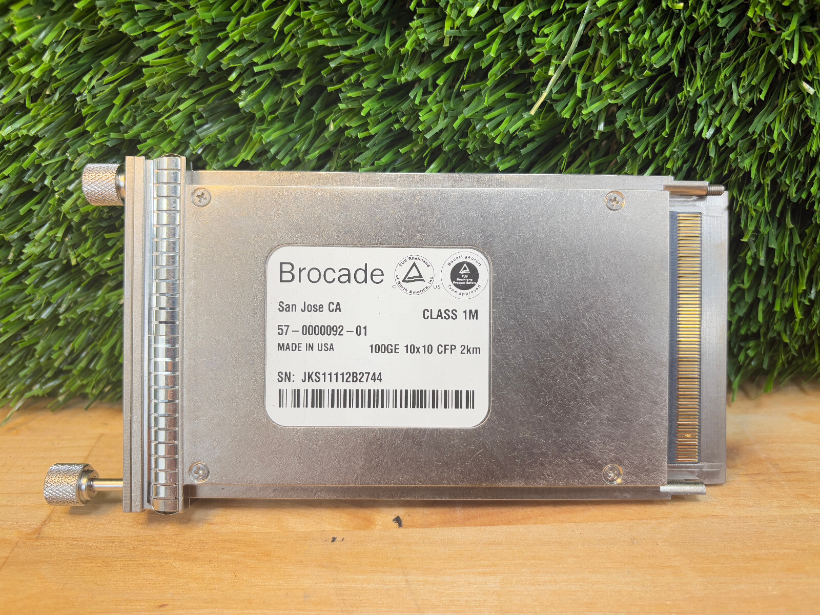 Brocade 57-0000092-01 100GE 10X10 CFP 2KM Transceiver Module | Great Condition