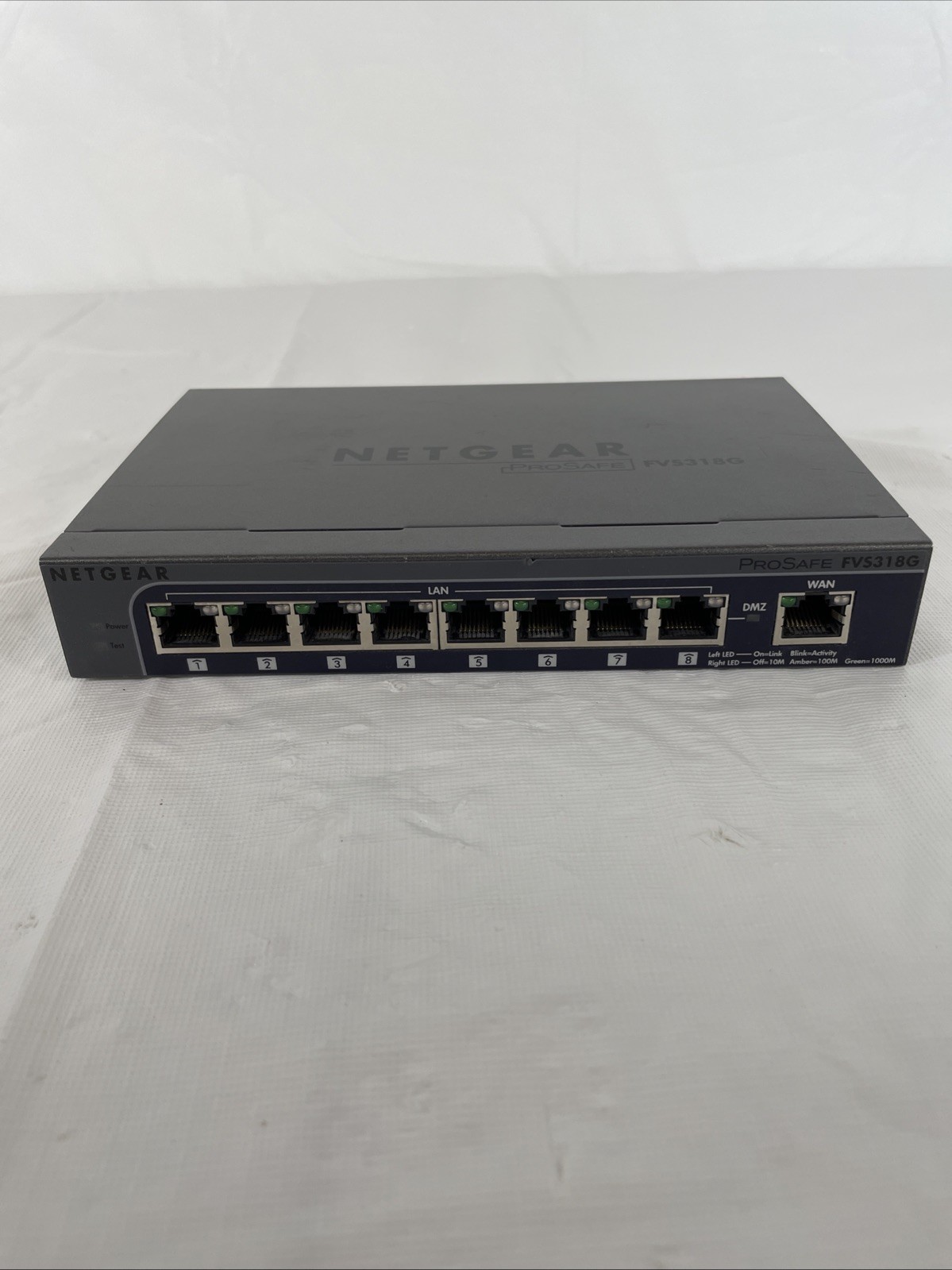 Netgear Prosafe 8 LAN Port Gigabit VPN Firewall FVS318G
