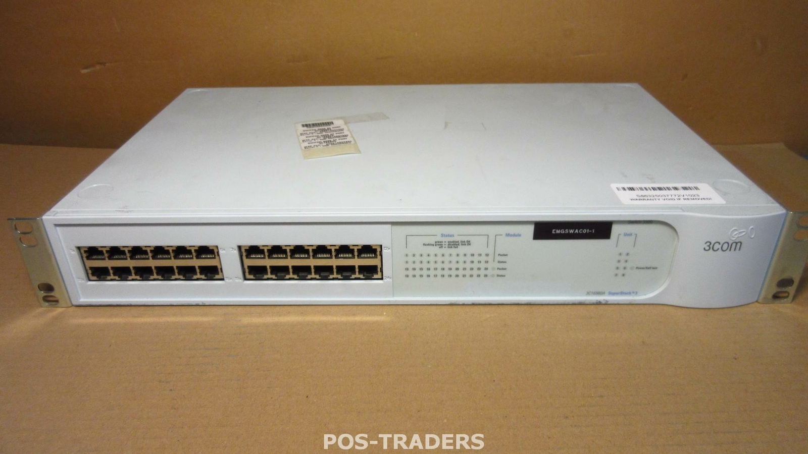 3COM 3300 3C16980A SuperStack 3 24 Port Ethernet 100Mbps Duplex Switch 
