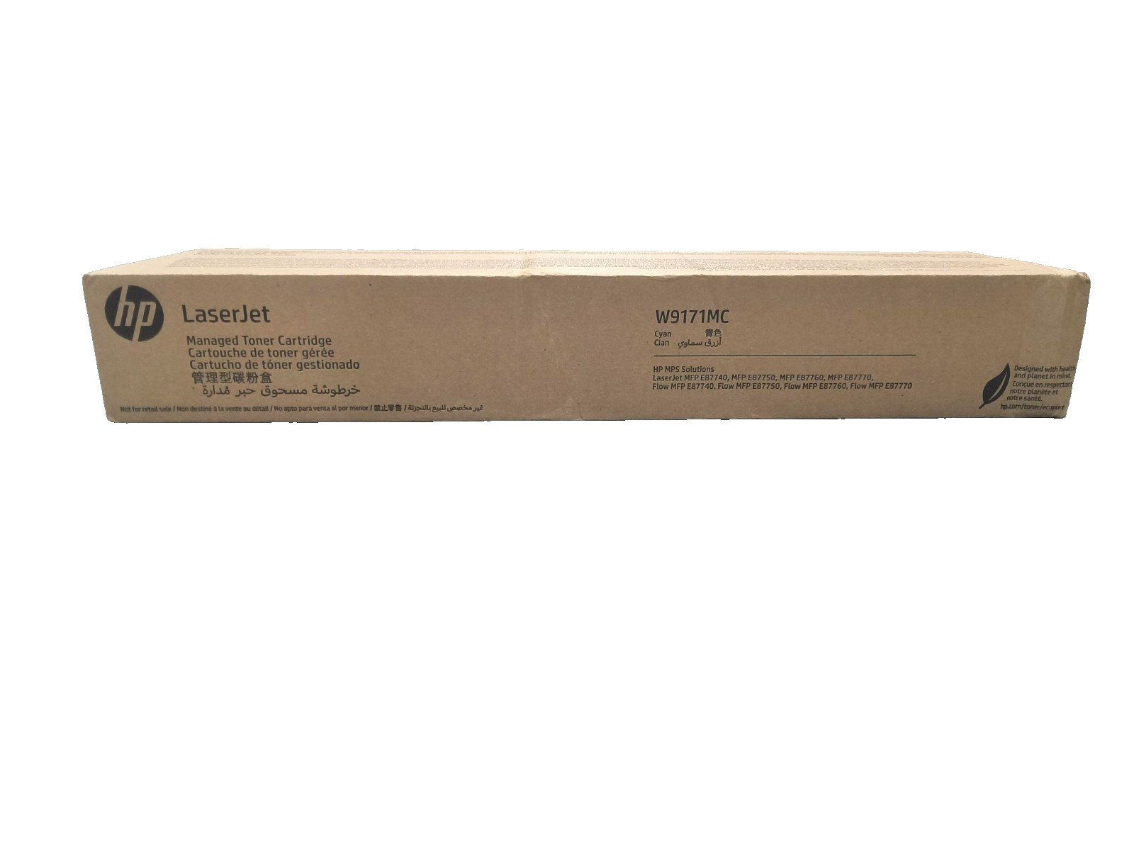 Genuine HP Cyan Extra High Yield LaserJet MFP E87750dn (W9171MC)