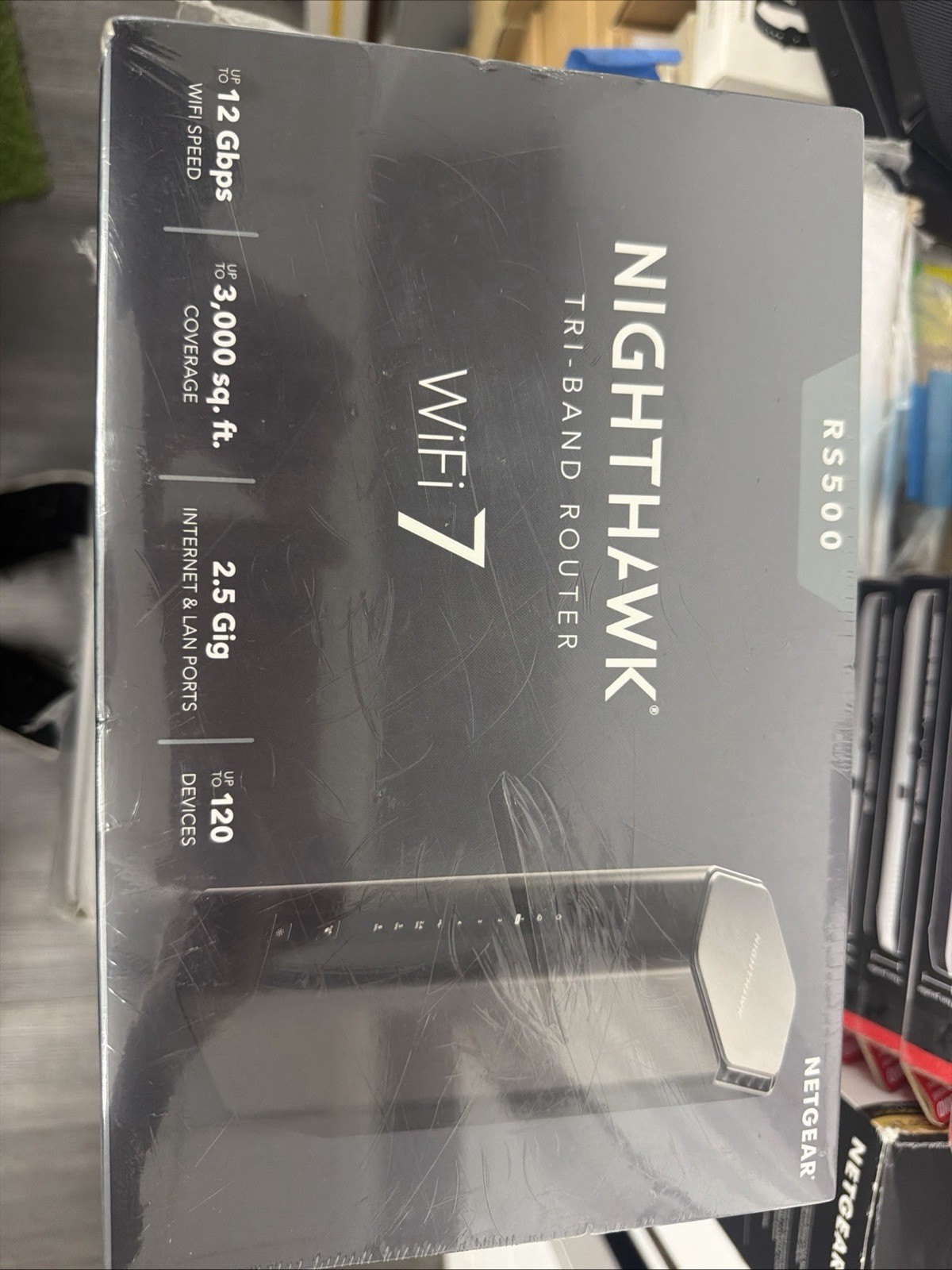 NEW NETGEAR Nighthawk Tri-Band WiFi 7 Router RS500 Router Only BE12000 Wireless