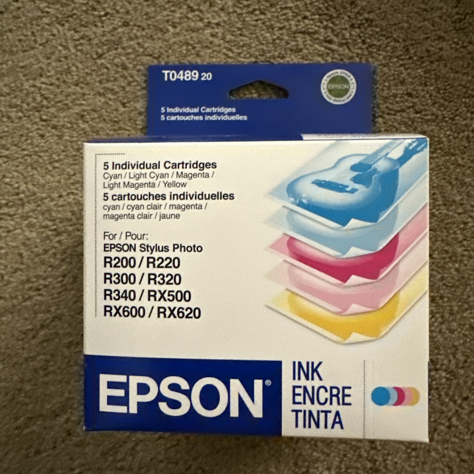 Epson Cartridges T048920 Multipack 5 Color Ink Printer Old Stock