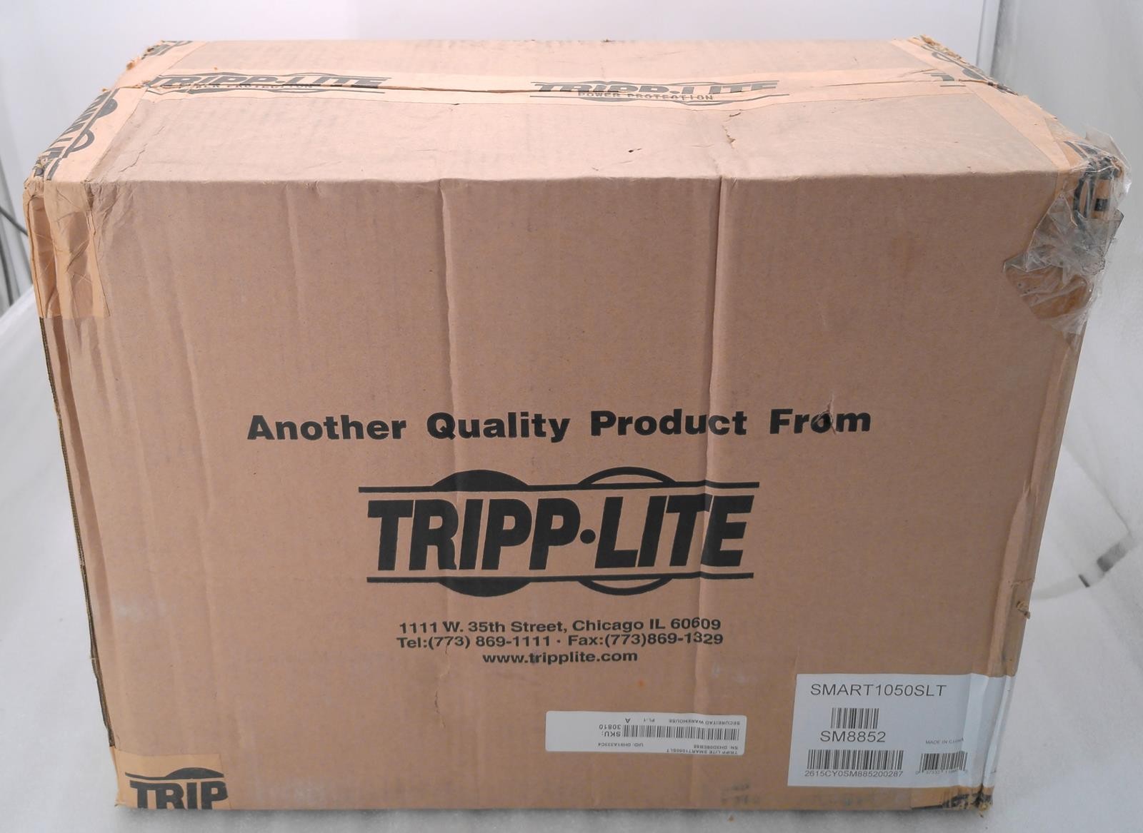 NEW TRIPP LITE SMARTPRO SMART1050SLT 1050VA/650W UPS BATTERY BACKUP