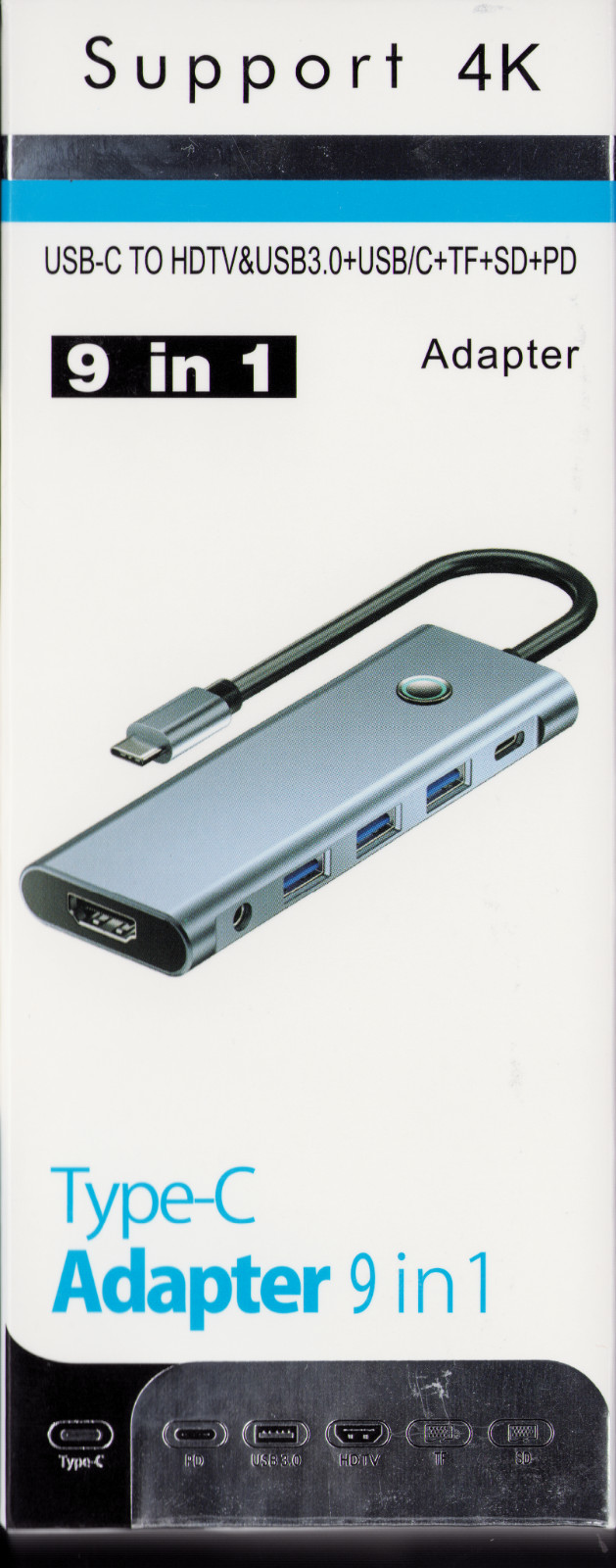 USB Hub - All New in Original Boxes - 9 in 1