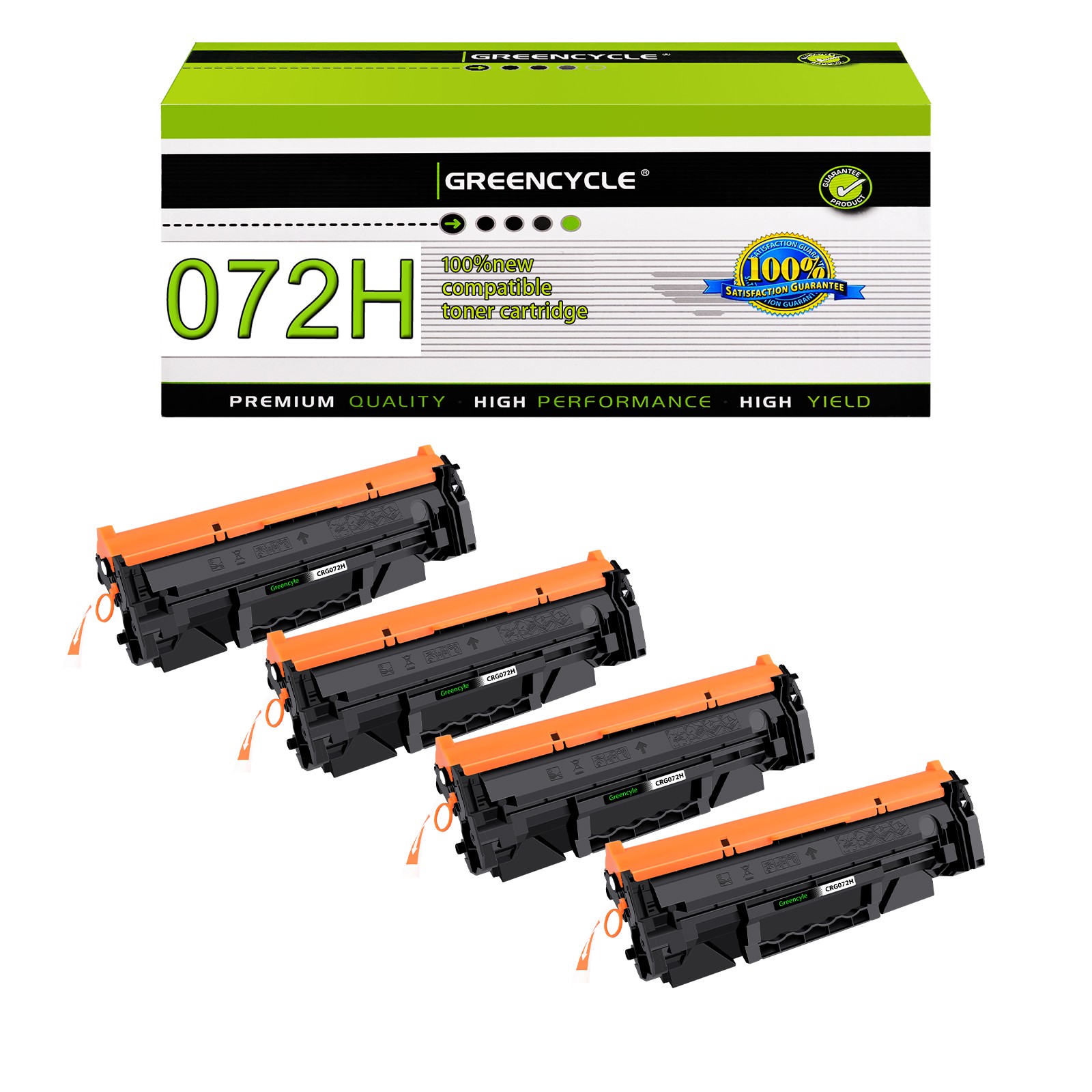 4PACK CRG072H Toner Cartridge For Canon CRG072H MF280 MF284dw MF287dw LBP172dw