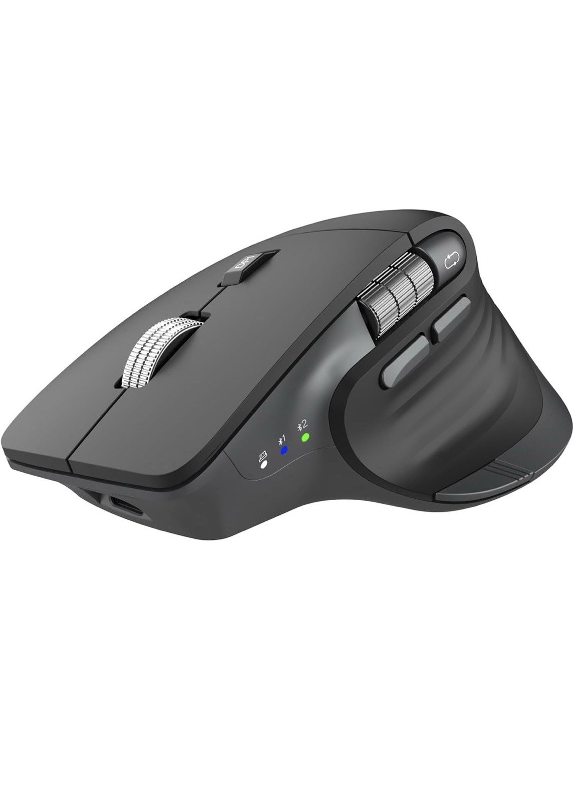 PRO MX E510 Wireless Mouse, Bluetooth + 2.4G, Smart Fly Scrolling, Rechargeable