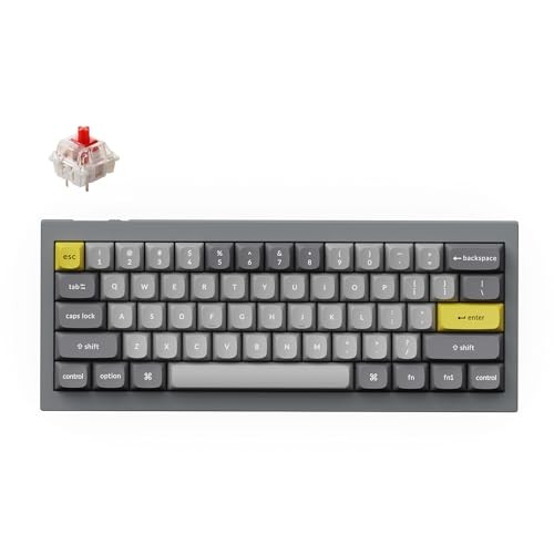 KEYCHRON Q4 WIRED CUSTOM MECHANICAL KEYBOARD 60% LAYOUT QMK/VIA PROGRAMMABLE