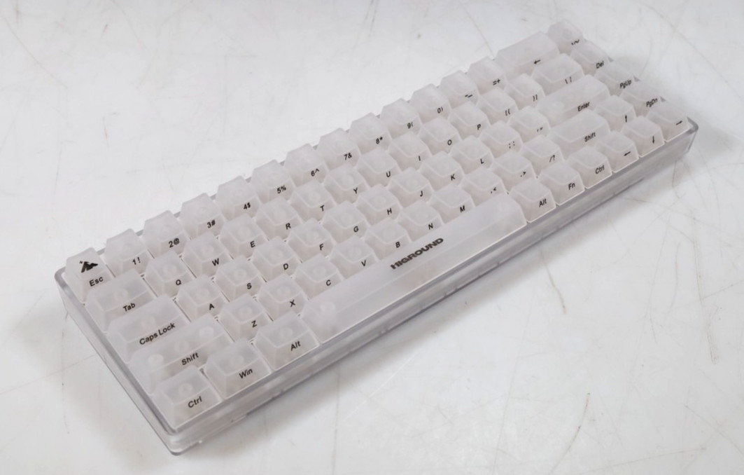 Higround HG68 Basecamp 65 Keyboard OPAL White Mechanical Keyboard