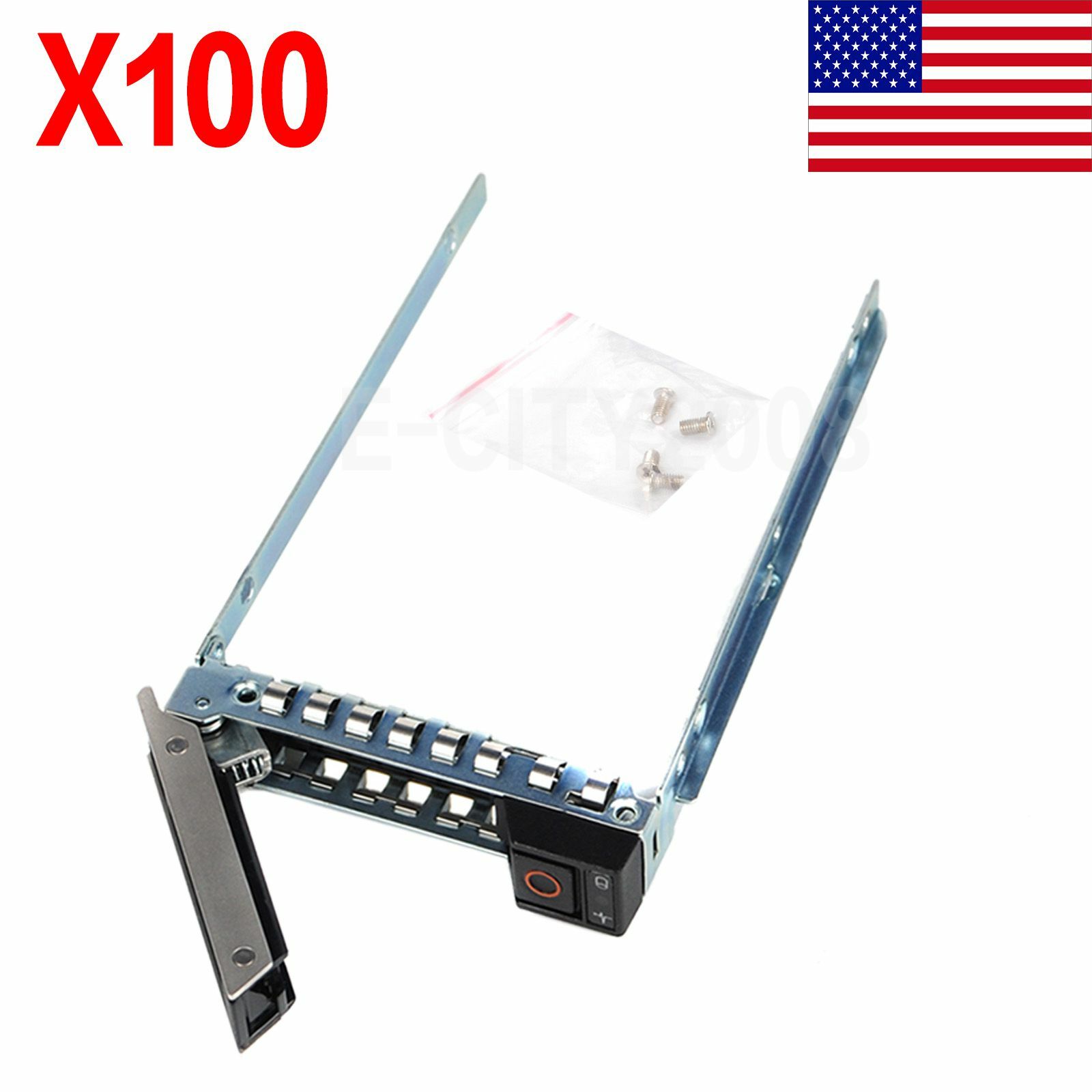 100x For Dell 14th Gen DXD9H SAS/SATA 2.5" Hard Drive Tray Caddy R440 R640 R740