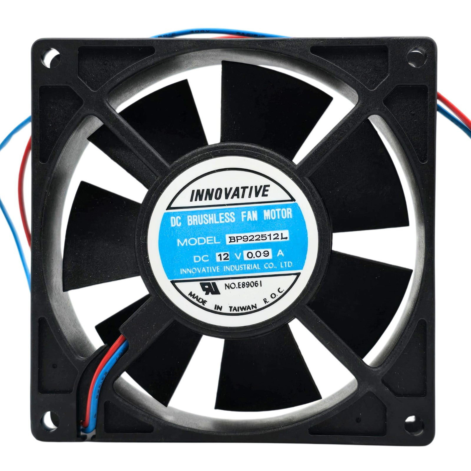 12V DC Brushless Cooling Fan Motor – 92mm x 25mm, Quiet & Efficient