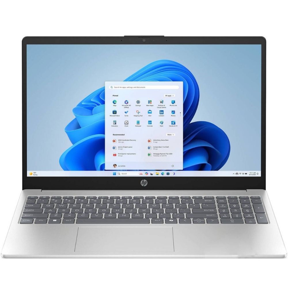 HP 15-fc0146dx 15.6" FHD Touch AMD Ryzen 5 7520U 2.8 GHz  8GB RAM 512GB SSD W11H