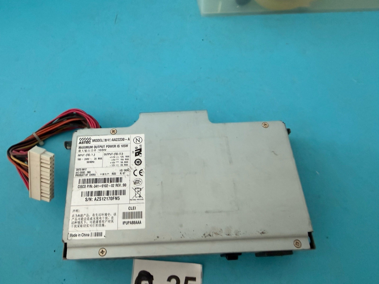 Astec AA22230-A Power Supply 105W | Cisco P/N 34-0102-02 |
