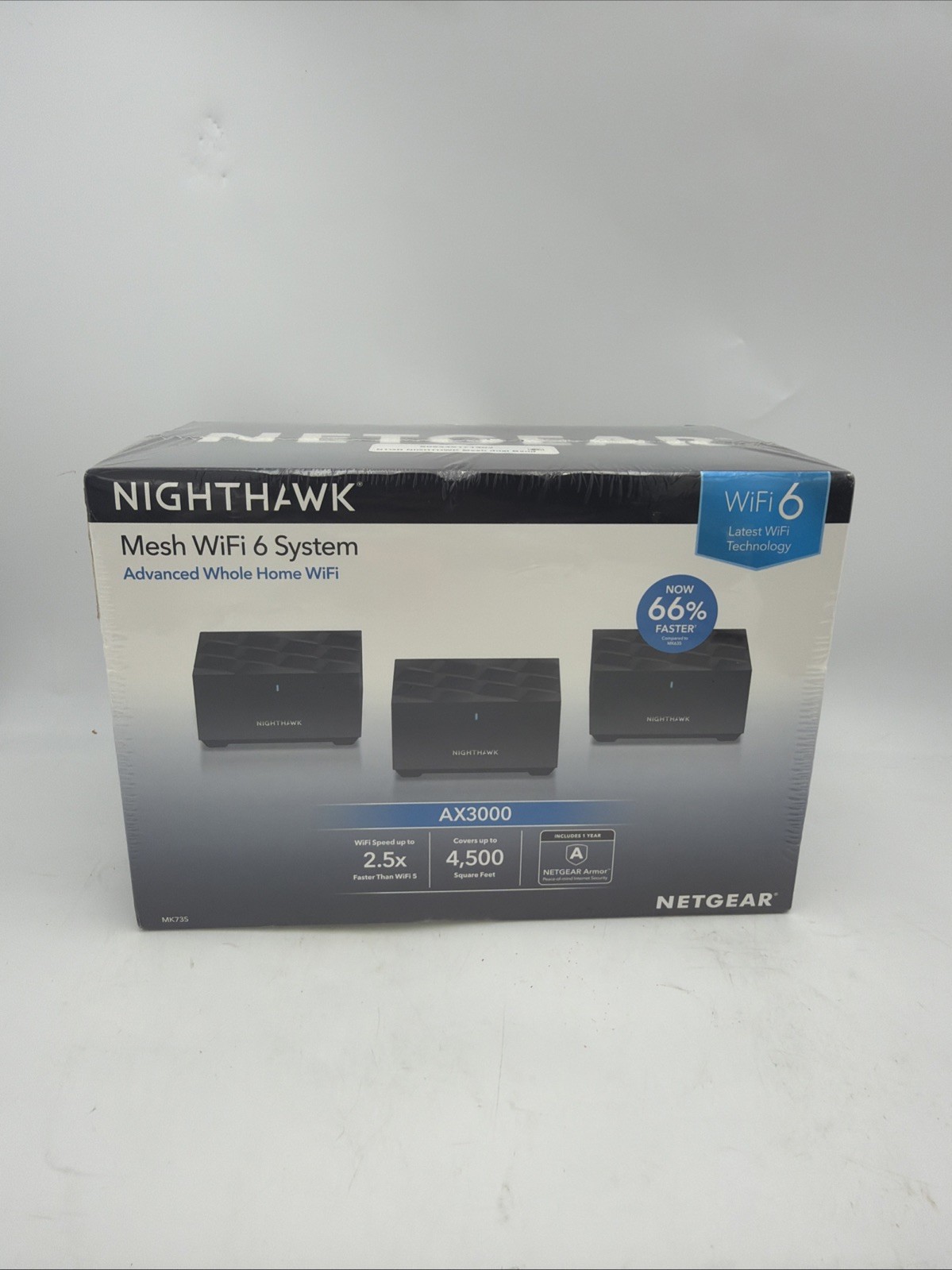 NETGEAR Nighthawk AX3000 3-Pack Mesh Wi-Fi 6 System MK73S-200NAS