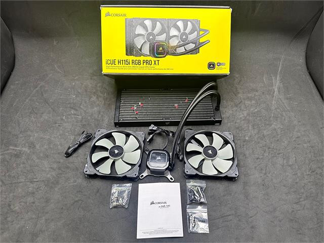 MISSING PARTS Corsair iCUE H115i RGB Pro XT Liquid CPU Cooler CW-9060044-WW