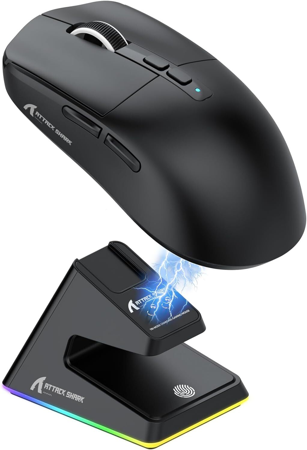 ATTACK SHARK X6 Lightweight Wireless Gaming Mouse with Anti Slip Mouse Grip Tape