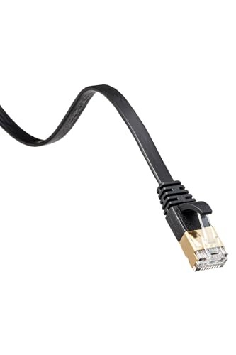 Sanwa Supply LAN Cable CAT7 10m Flat KB-FLU7-10BK