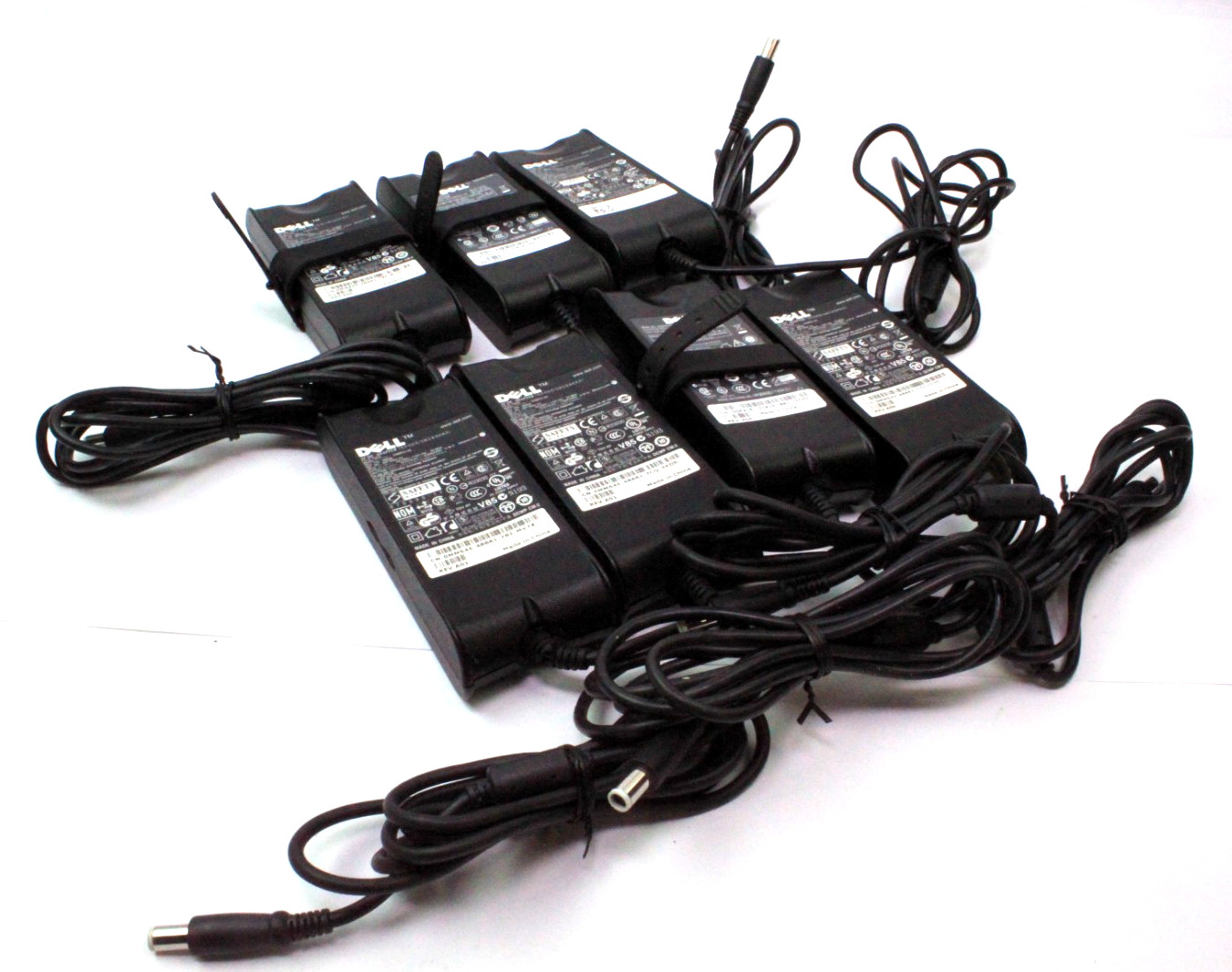 Lot of 7 OEM Dell DA90PS1-00 Laptop Charger AC Power Adapter 19.5V 4.62A 90W