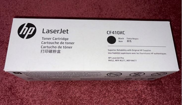 HP 410X (CF410XC) Black Toner Cartridge