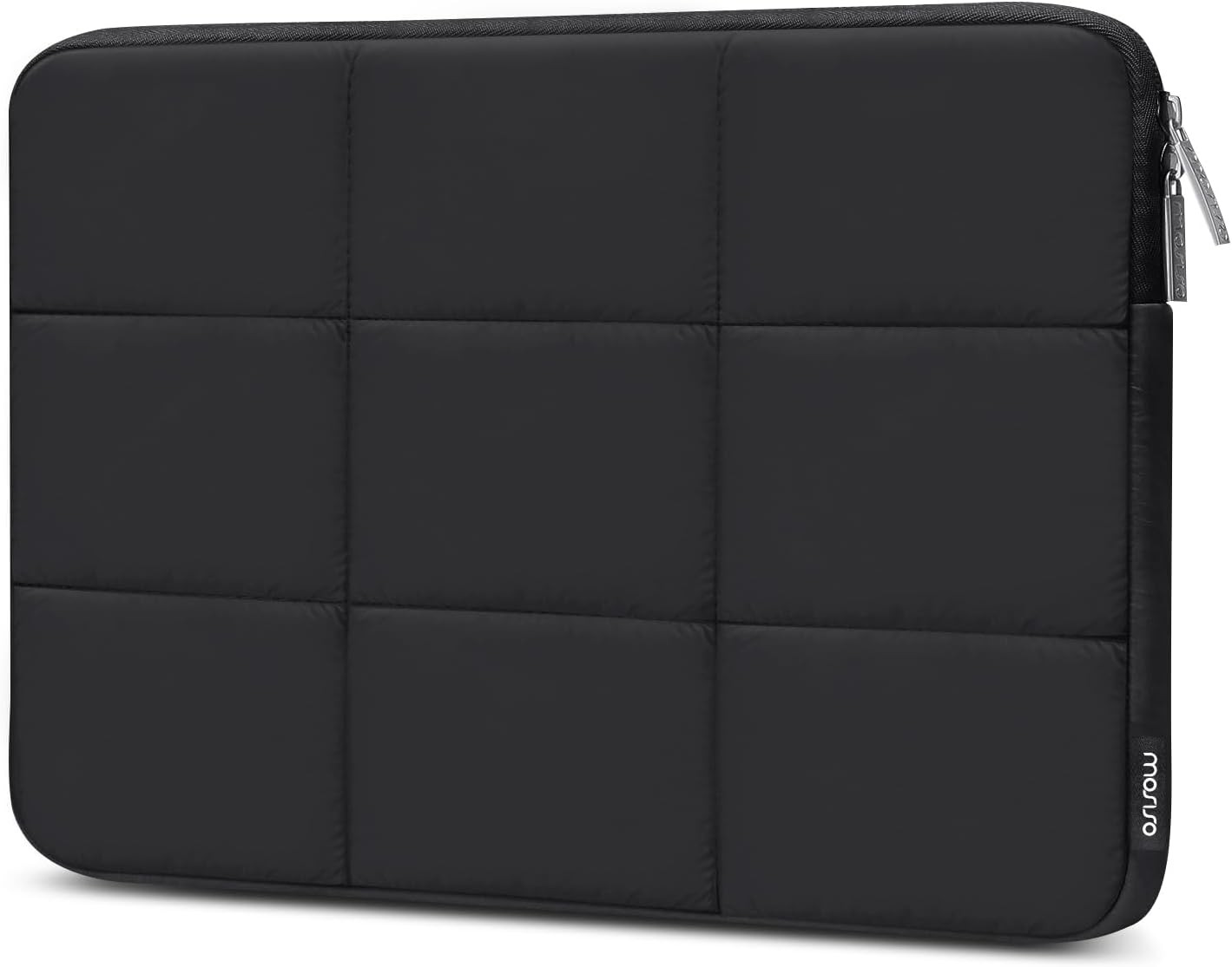 Laptop Case 16 inch, 15-15.6 inch Puffy Laptop Sleeve in Black for Protection