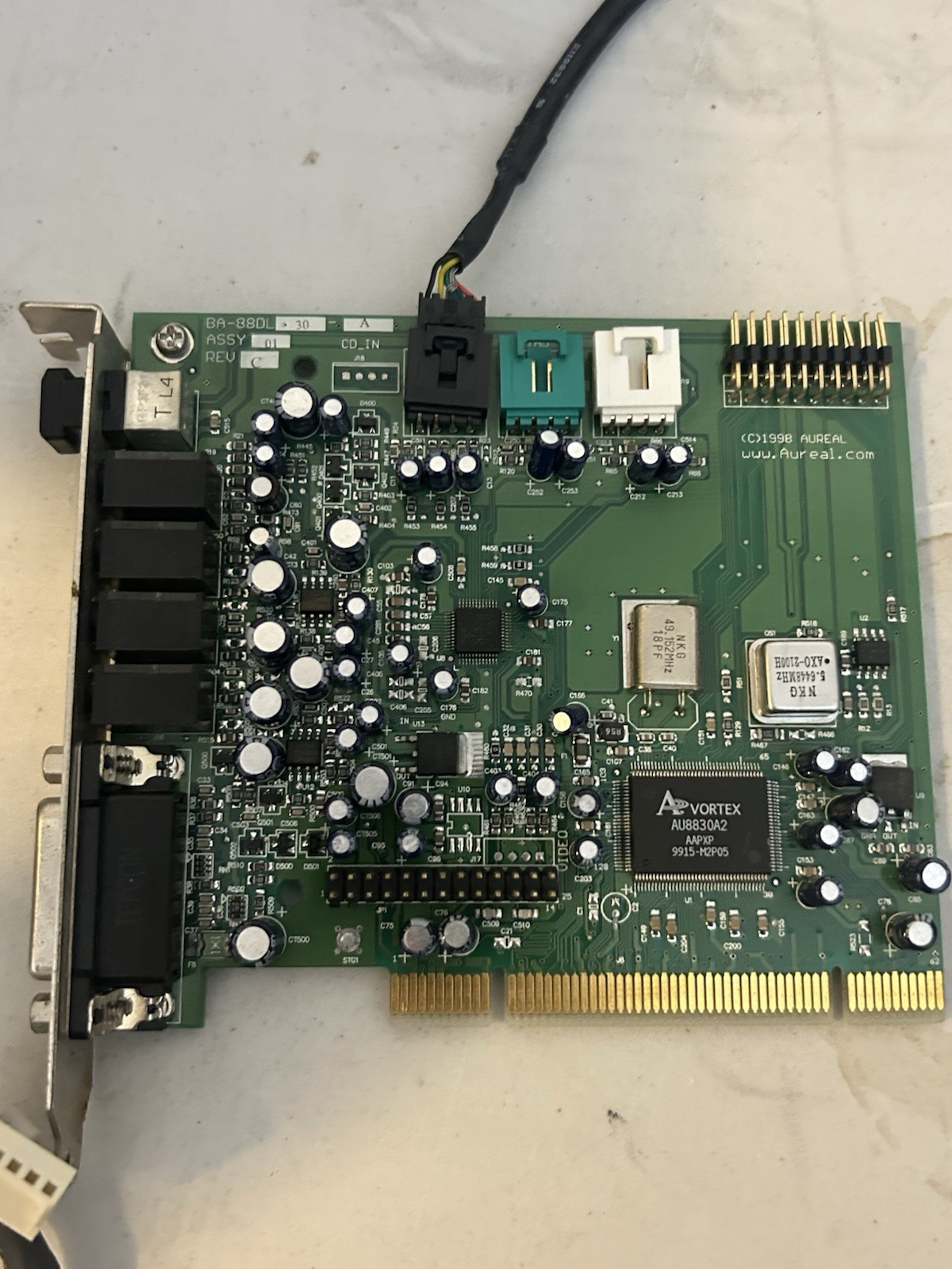 Aureal Vortex 2 AU8830A2 PCI Sound Card Retro Gaming Windows 98 like SQ2500