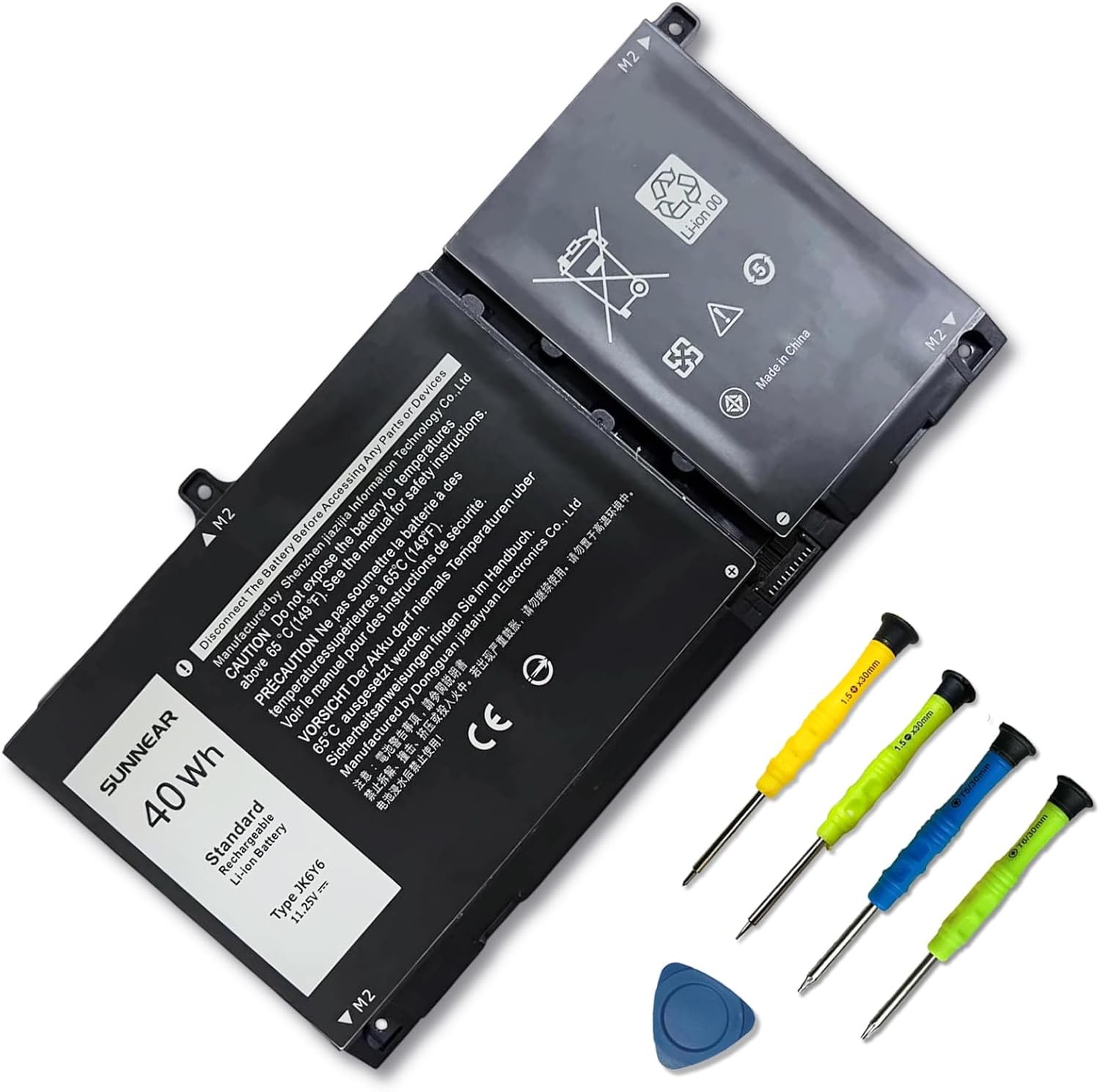 JK6Y6 Laptop Battery Replacement for Dell Latitude 3410 3510 Vostro 5300 5401