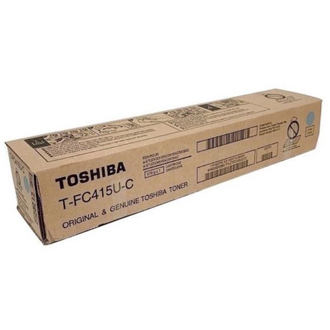 New Original Toshiba T-FC415U-C Toner Cartridge Cyan We Ship Fast