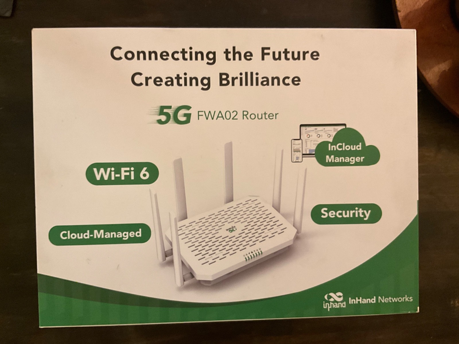 InHand FWA02 5G Cellular High-speed WIFI6 Dual Sim Router