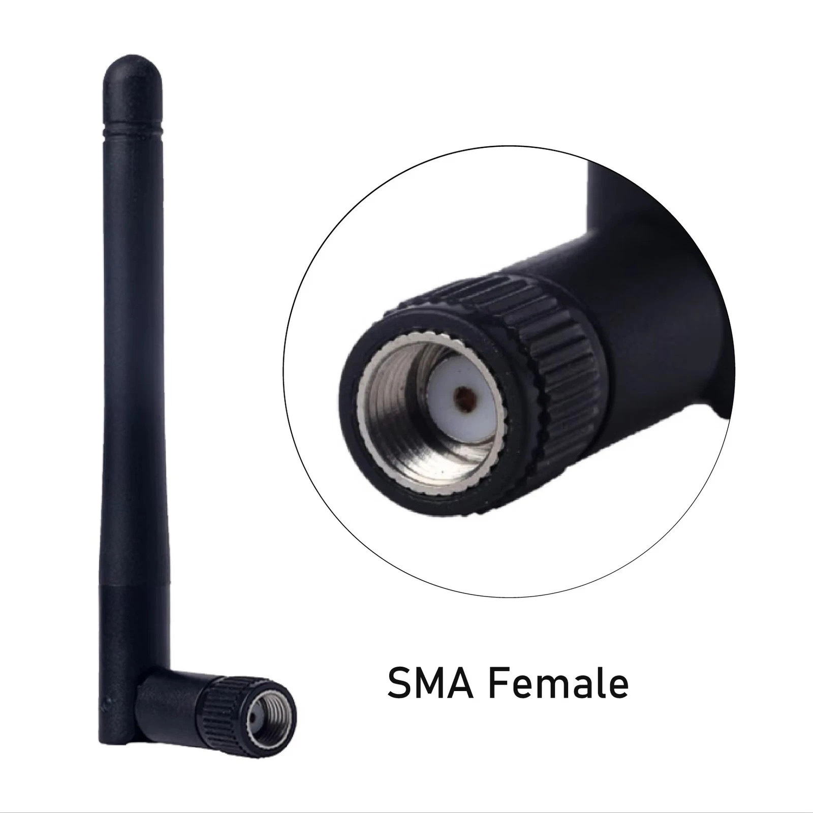 500X RP-SMA Antenna for WiFi 2.4GHz 5Ghz Wireless Router or Card Female Pin LOT