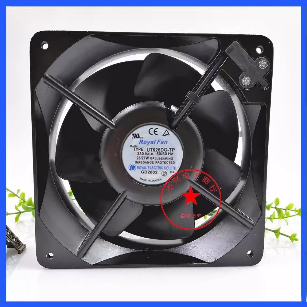 Royal Fan TYPE UT626DG-TP 230VAC 23/27W 16055 Metal Cooling Fan