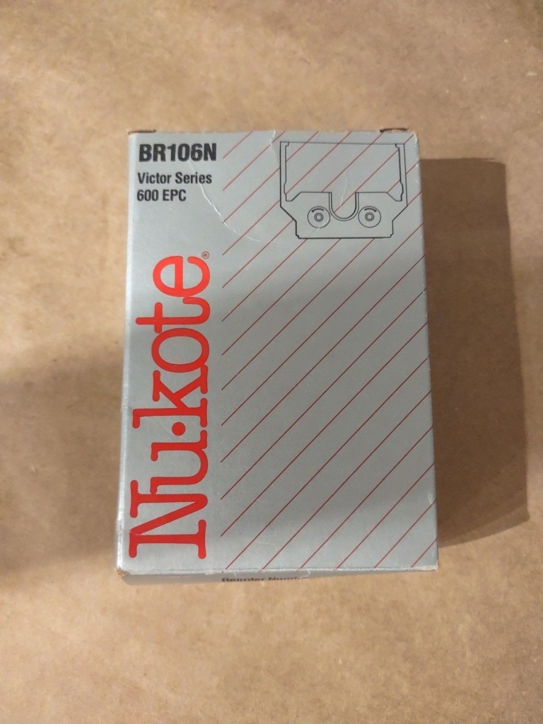 NUKOTE BR106N Victor Series 600 EPC Replacement Ribbon Black /Red Sealed 