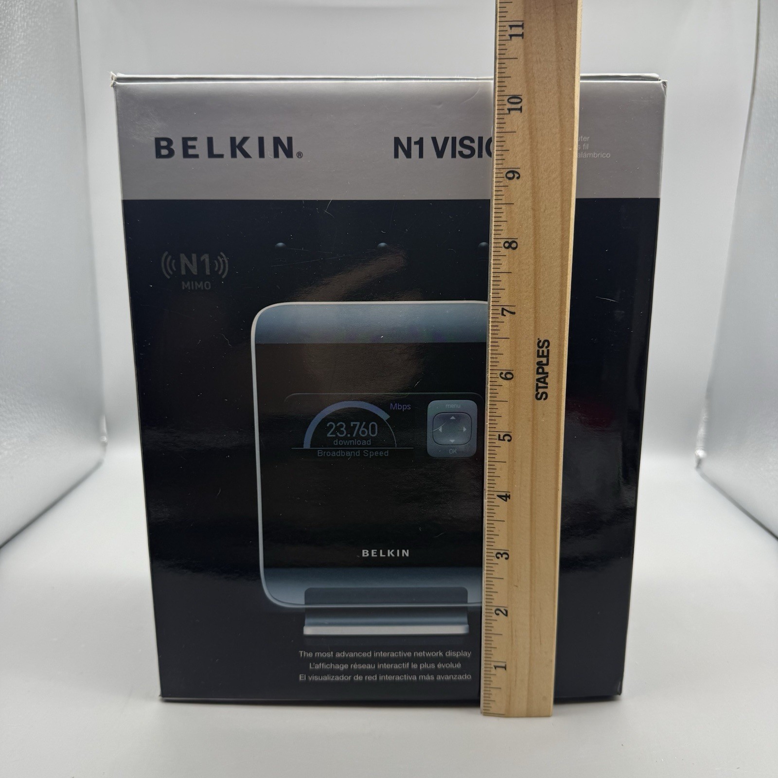 Belkin N1 Vision Wireless Router with Interactive Network Display F5D8232tt4